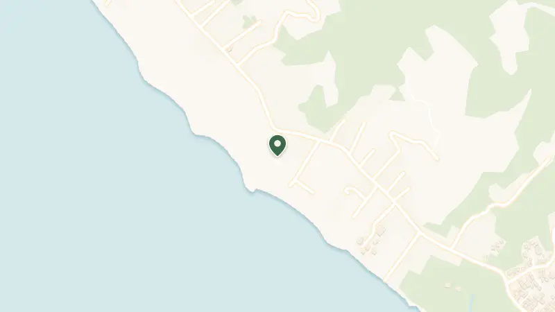 Map of de, Main Street, Provincia de Puntarenas, Santa Teresa, Costa Rica