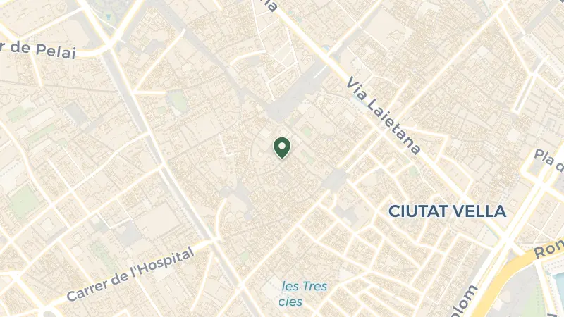 Map of Carrer de Sant Sever, 5, Ciutat Vella, 08002 Barcelona, Spain