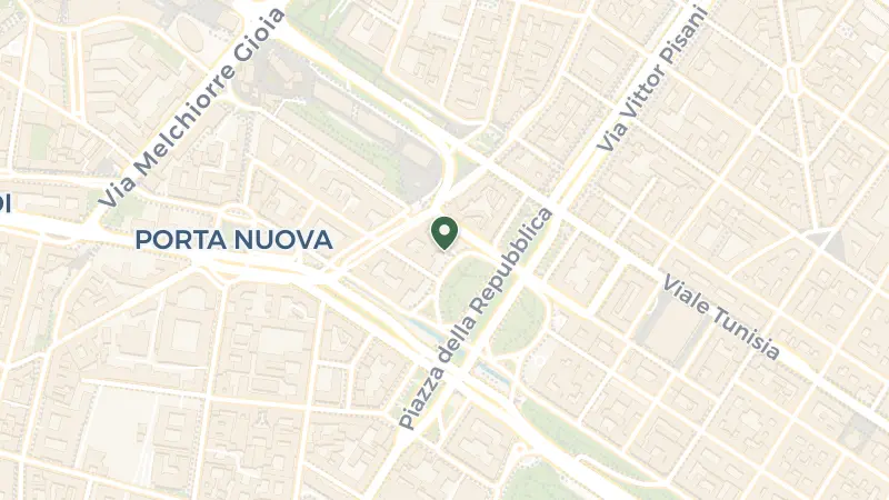Map of Piazza della Repubblica, 17, 20124 Milano MI, Italy