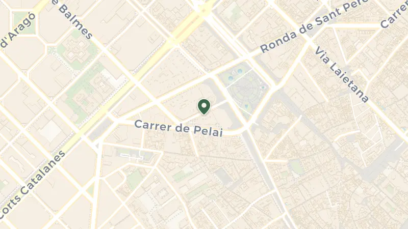 Map of Carrer de Bergara, 8, Eixample, 08002 Barcelona, Spain
