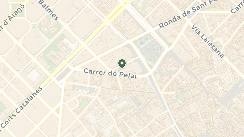 Map of Carrer de Bergara, 4, Eixample, 08002 Barcelona, Spain
