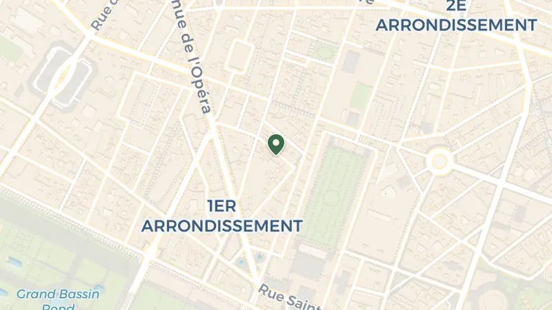 Map of 5 Rue Thérèse, 75001 Paris, France