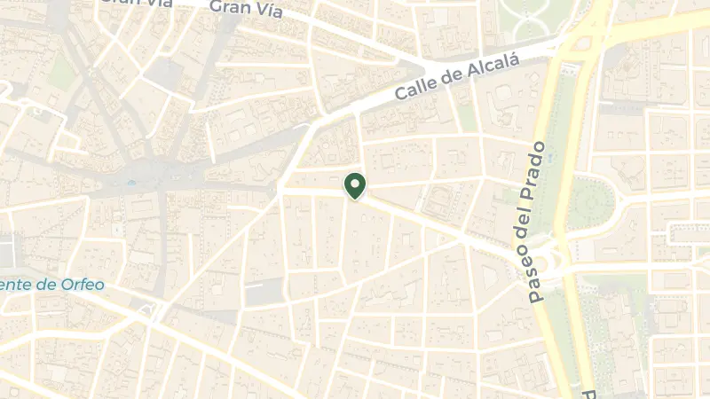 Map of Cra de S. Jerónimo, 34, Centro, 28014 Madrid, Spain