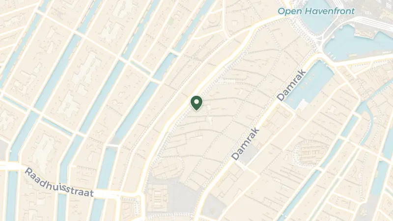 Map of Nieuwezijds Voorburgwal 67, 1012 RE Amsterdam