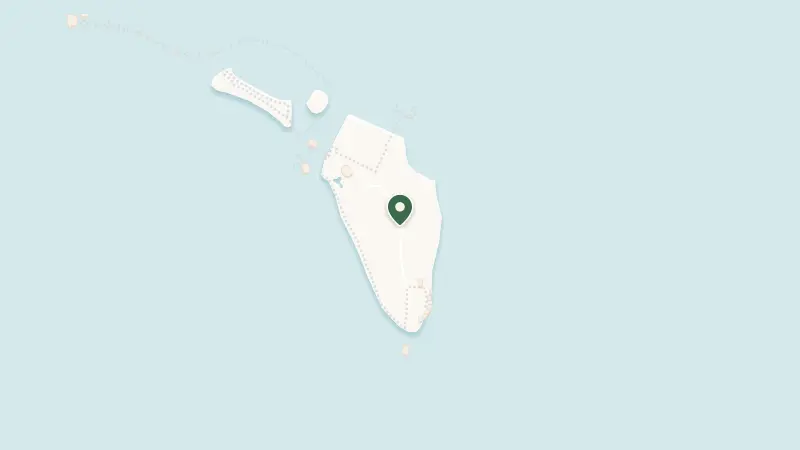 Map of Maamunagau Island, Raa Atoll 05060, Maldives