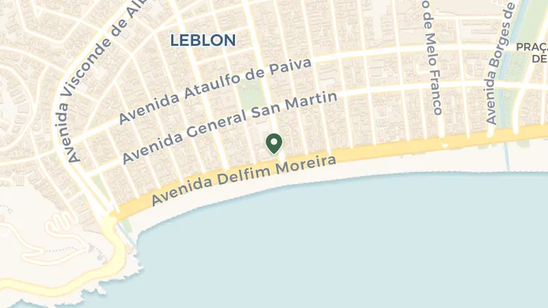 Map of Av. Delfim Moreira, 696 - Leblon, Rio de Janeiro - RJ, 22441-000, Brazil