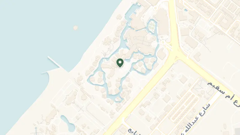 Map of Madinat Jumeirah - King Salman Bin Abdulaziz Al Saud St - Al Sufouh 1 - Dubai - United Arab Emirates