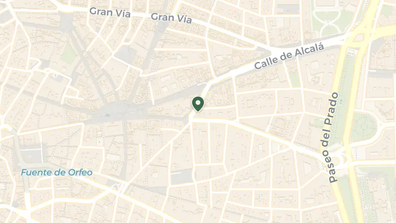 Map of C. de Sevilla, 2, Centro, 28014 Madrid, Spain