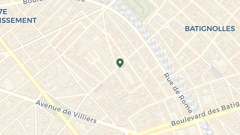 Map of 40 Rue Legendre, 75017 Paris, France