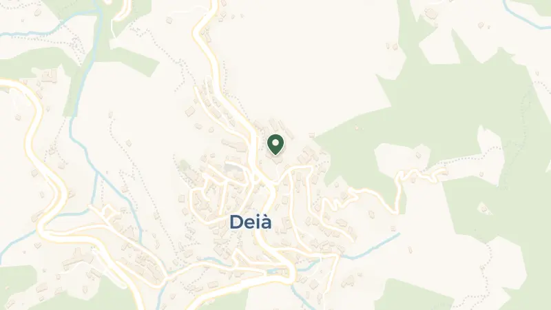 Map of Carrer son Canals, 07179 Deià, Illes Balears, Spain