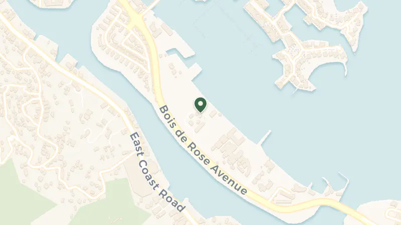 Map of Victoria, Seychelles