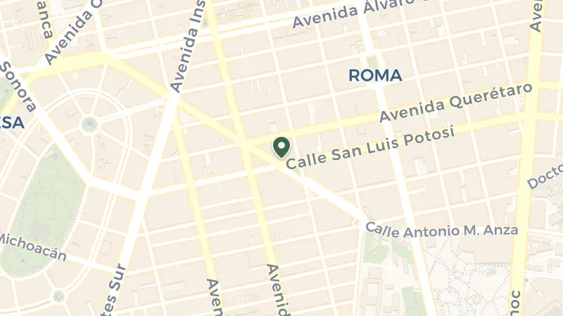 Map of Av. Yucatán 96, Roma Nte., Cuauhtémoc, 06700 Ciudad de México, CDMX, Mexico