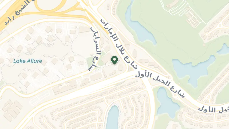 Map of Al Thanyah Fifth - Dubai - United Arab Emirates