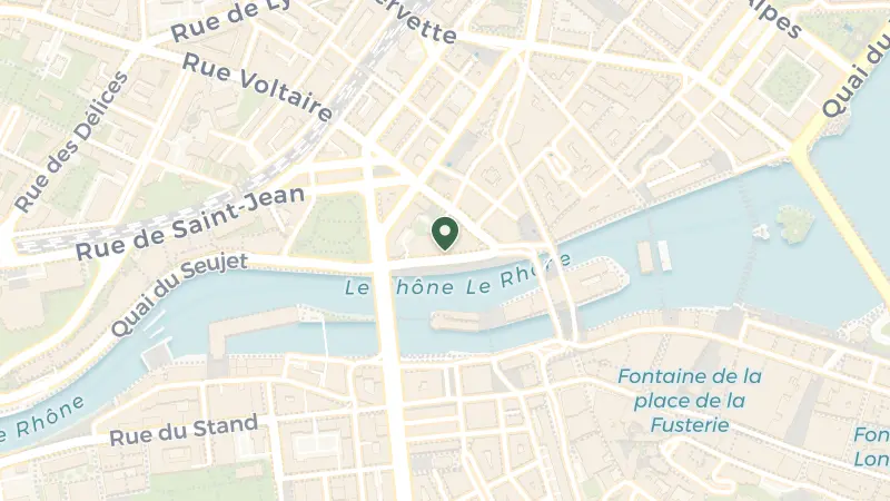Map of Quai Turrettini 1, 1201 Genève, Switzerland