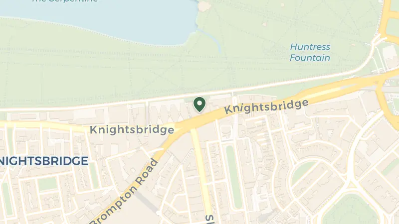 Map of 66 Knightsbridge, London SW1X 7LA, UK