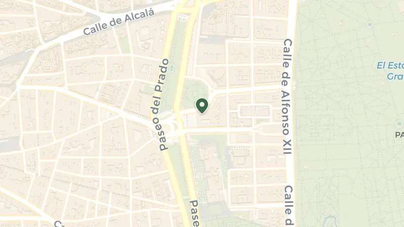 Map of Pl. de la Lealtad, 5, Retiro, 28014 Madrid, Spain