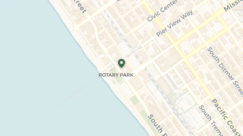Map of 201 N Myers St, Oceanside, CA 92054, USA