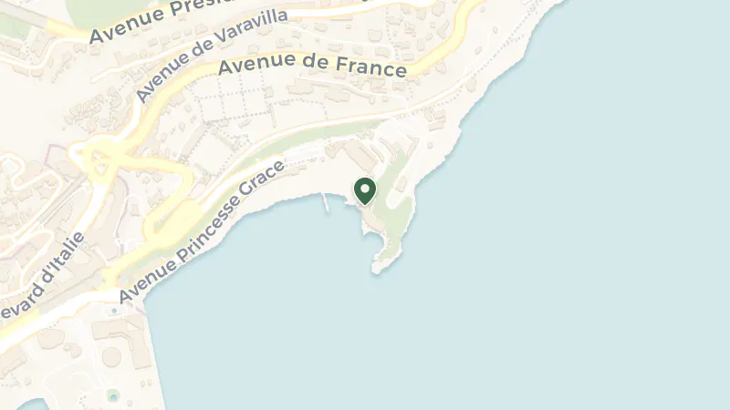 Map of Av. Princesse Grace, 06190 Roquebrune-Cap-Martin, France