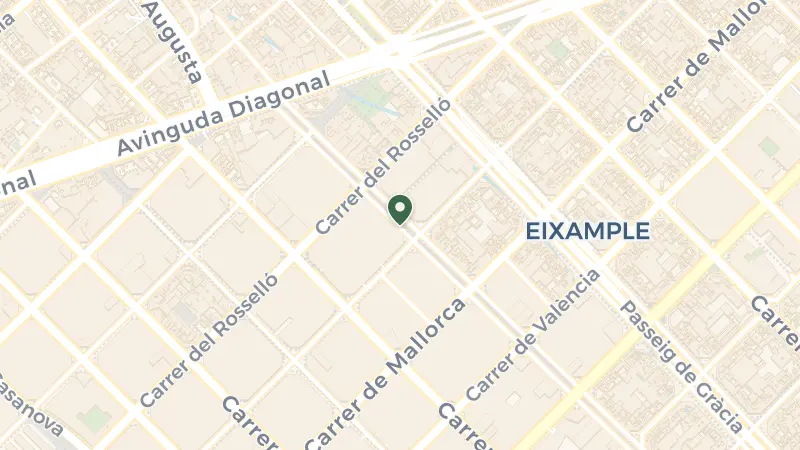 Map of Pg. de Gràcia, 75, Eixample, 08008 Barcelona, Spain
