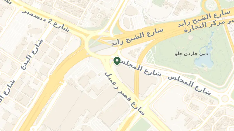 Map of Street - Zaa'beel First - Za'abeel - Dubai - United Arab Emirates