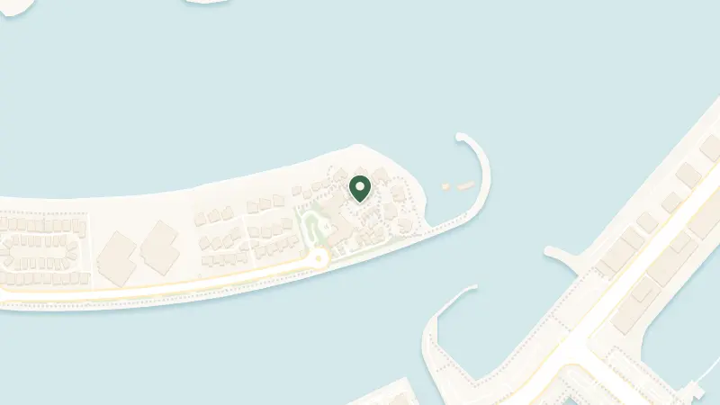 Map of West Crescent, Palm - نخلة جميرا - Jumeirah - دبي - United Arab Emirates