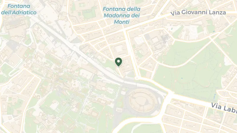 Map of Via del Colosseo, 20, 00184 Roma RM, Italy