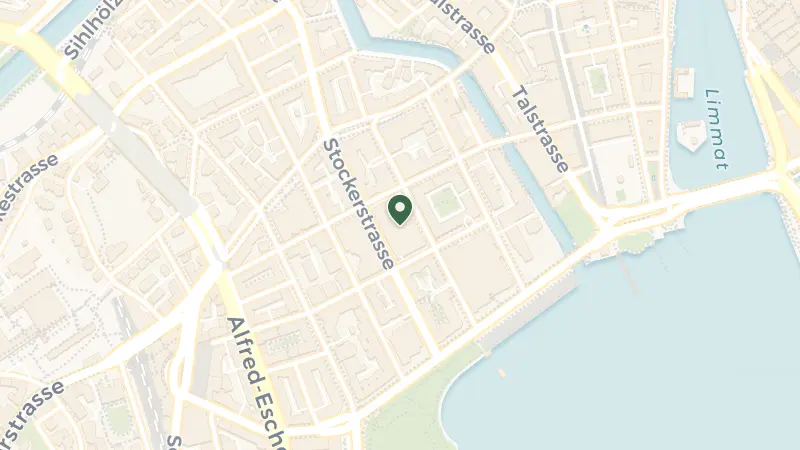 Map of Beethovenstrasse 21, 8002 Zürich, Switzerland