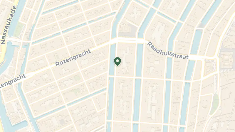 Map of Prinsengracht 323, 1016 GZ Amsterdam