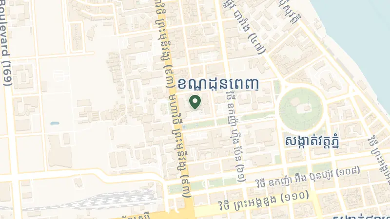Map of 92 Rukhak Vithei, Phnom Penh 12302, Cambodia