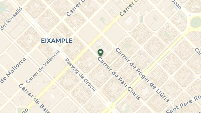 Map of Carrer de Pau Claris, 122, Eixample, 08009 Barcelona, Spain