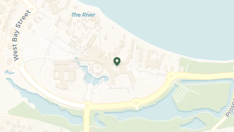 Map of One, One Baha Mar Blvd, Nassau, The Bahamas