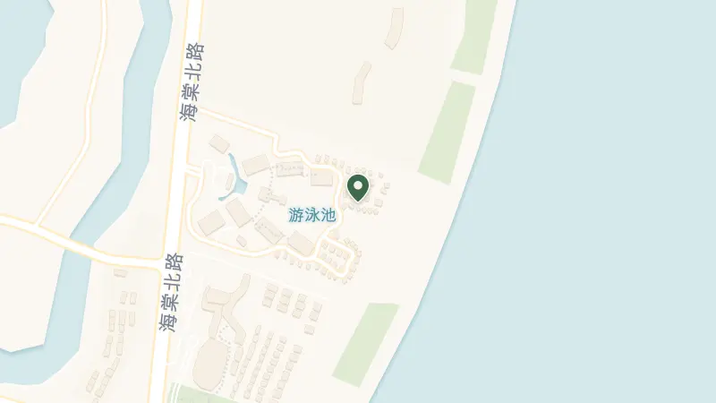Map of China, San Ya Shi, Hai Tang Qu, 海棠区海棠北路6号 邮政编码: 572000