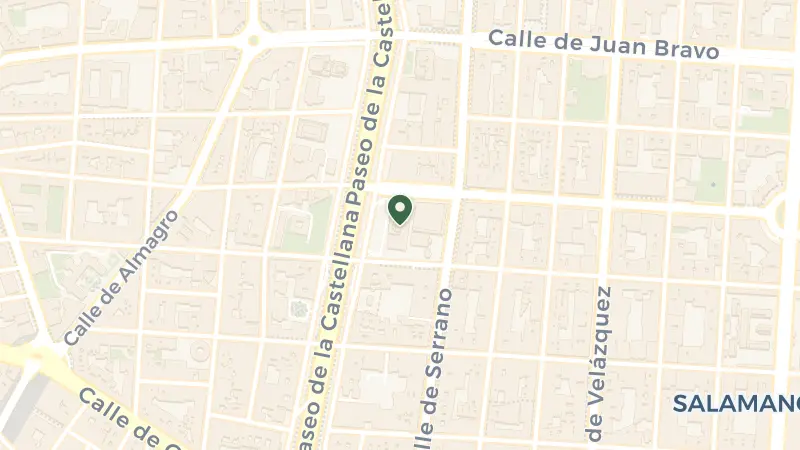 Map of P.º de la Castellana, 22, Salamanca, 28046 Madrid, Spain