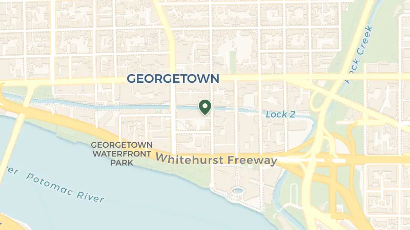 Map of 1050 31st St NW, Washington, DC 20007, USA