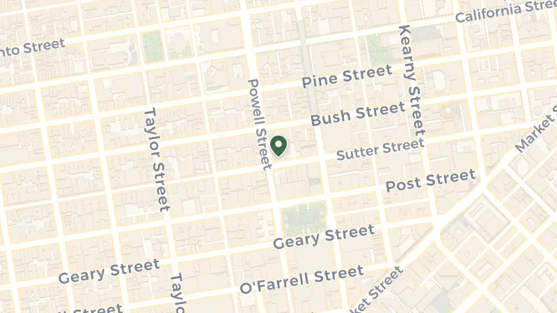 Map of 480 Sutter St, San Francisco, CA 94108, USA