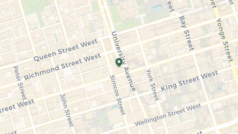 Map of 188 University Ave, Toronto, ON M5H 0A3, Canada