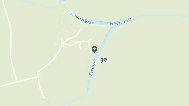 Map of Sweni River, Kruger National Park, Mpumalanga, Kruger Park, 1350, South Africa