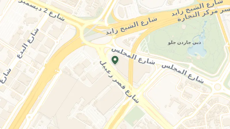 Map of Zaa'beel Street - Zaa'beel First - Za'abeel - Dubai - United Arab Emirates