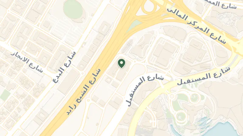 Map of Sheikh Zayed Rd - Burj Khalifa - Downtown Dubai - Dubai - United Arab Emirates