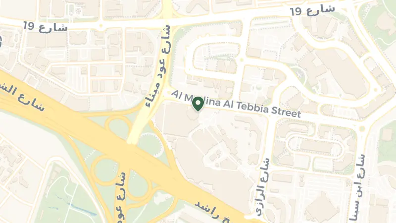 Map of Wafi - Sheikh Rashid Rd - Umm Hurair Second - Dubai - United Arab Emirates