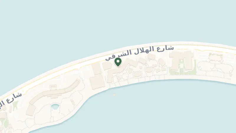 Map of East - Crescent Rd - The Palm Jumeirah - Dubai - United Arab Emirates