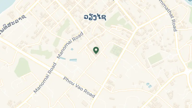 Map of Laos PDR, Ban Mano Rd, Mai 06000, Laos