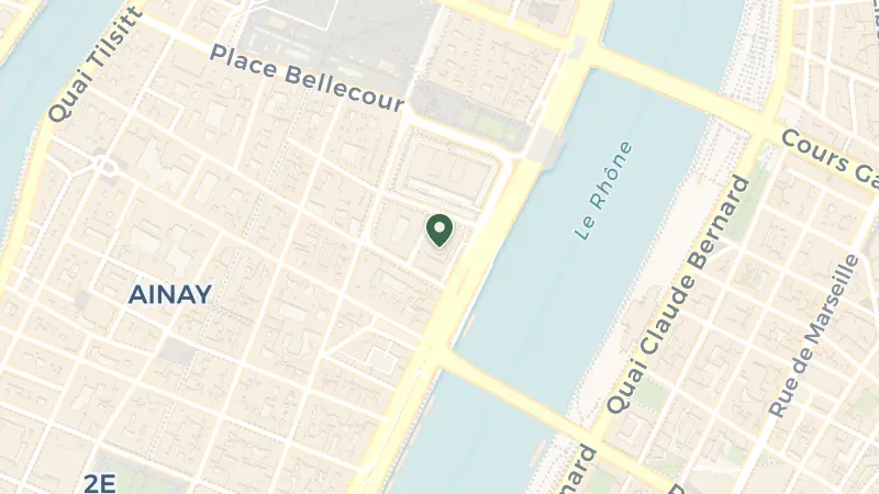 Map of 20 Quai du Dr Gailleton, 69002 Lyon, France
