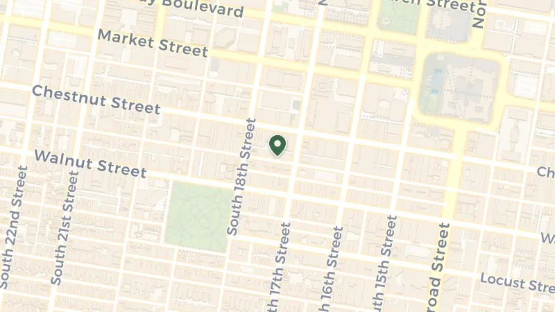 Map of 120 S 17th St, Philadelphia, PA 19103, USA