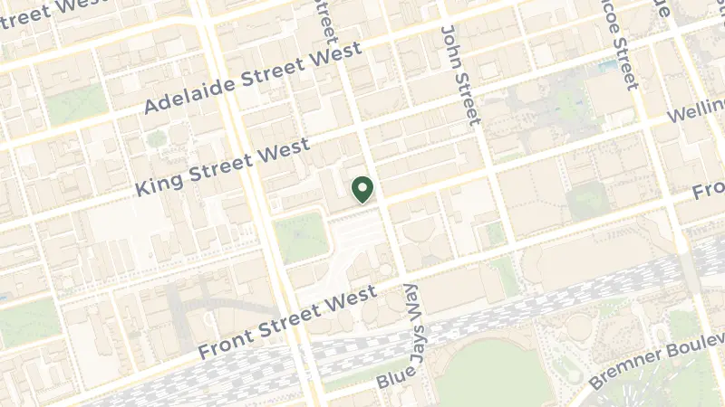 Map of 318 Wellington St W, Toronto, ON M5V 3T4, Canada