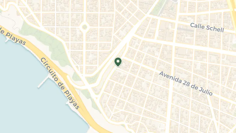 Map of Mal. 28 de Julio 385, Lima 15074, Peru