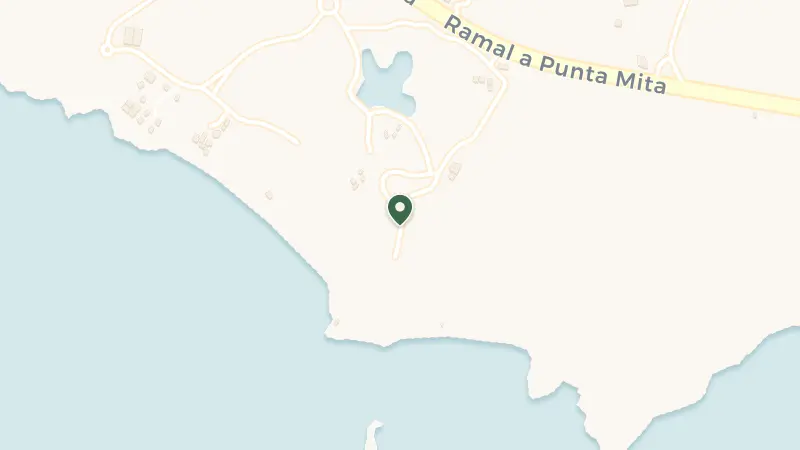 Map of Desarrollo El Banco Carretera a La Cruz de Huanacaxtle Km 14, 63734 Corral del Risco, Nay., Mexico