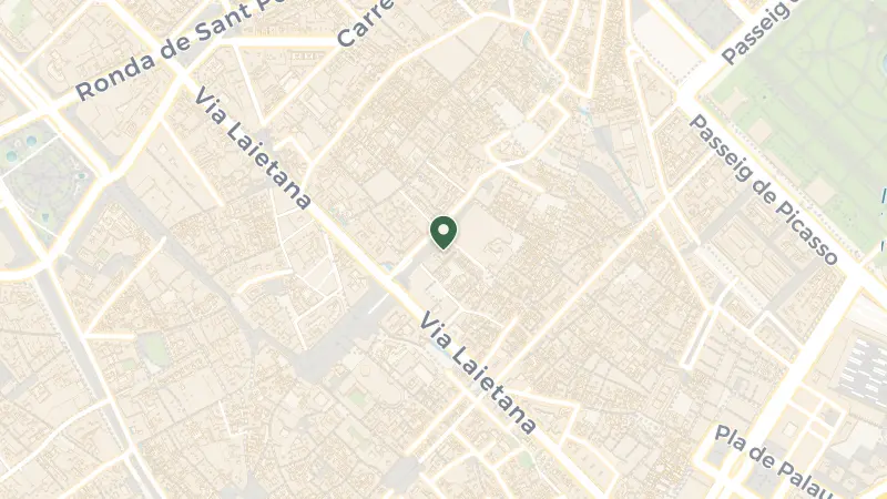 Map of Av. de Francesc Cambó, 14, Ciutat Vella, 08003 Barcelona, Spain