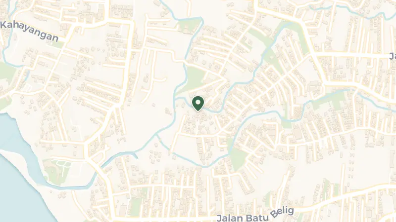 Map of Jl. Umalas Klecung Umalas No.38x, Kerobokan Kelod, Kec. Kuta Utara, Kabupaten Badung, Bali 80361, Indonesia