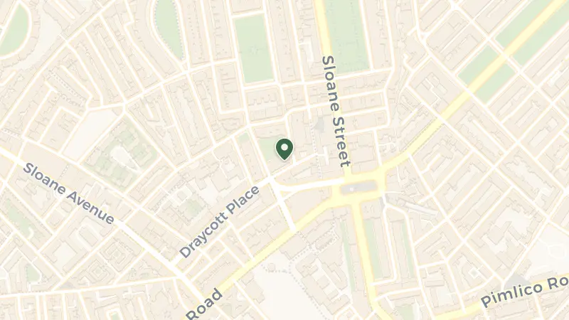 Map of 26 Cadogan Gardens, London SW3 2RP, UK